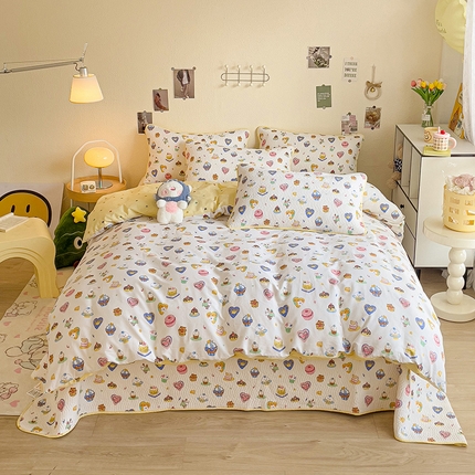 91家纺网 家纺一手货源 找家纺 （总）羽爱家纺 2025全棉13372新疆棉花床盖四件套