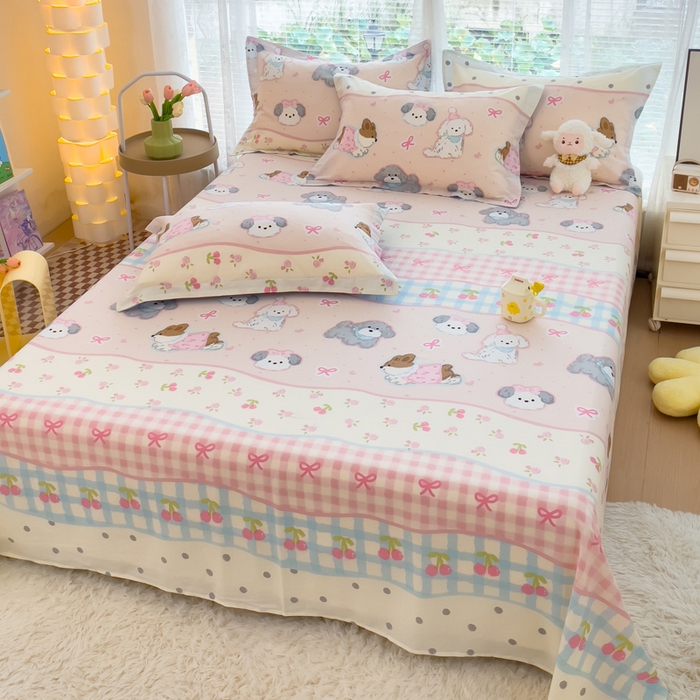 91家纺网 家纺一手货源 找家纺 （总）春雨家居 2025新款全棉喷气印花系列单床单