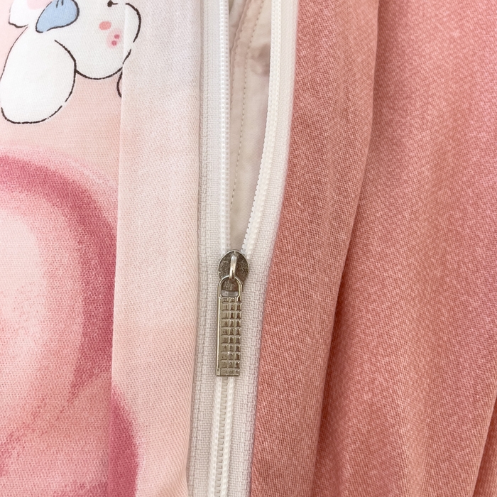 91家纺网 家纺一手货源 找家纺 春雨家居 2024新款全棉喷气印花系列单被套 花之语