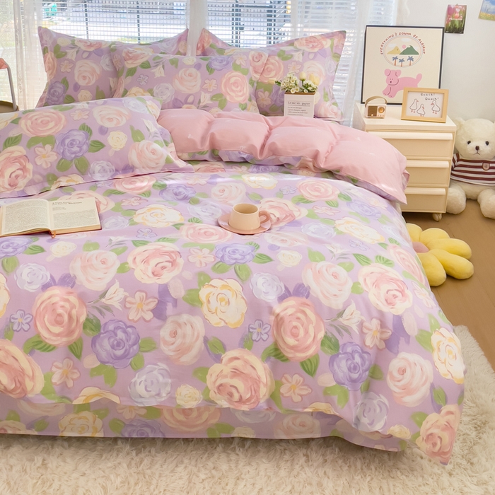 91家纺网 家纺一手货源 找家纺 （总）春雨家居 2025新款全棉喷气印花系列单被套