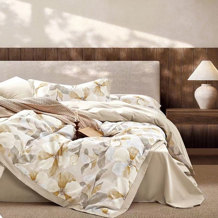 91家纺网 家纺一手货源 找家纺 （总）未来家居 2024新款3221全棉加厚款磨毛SD四件套