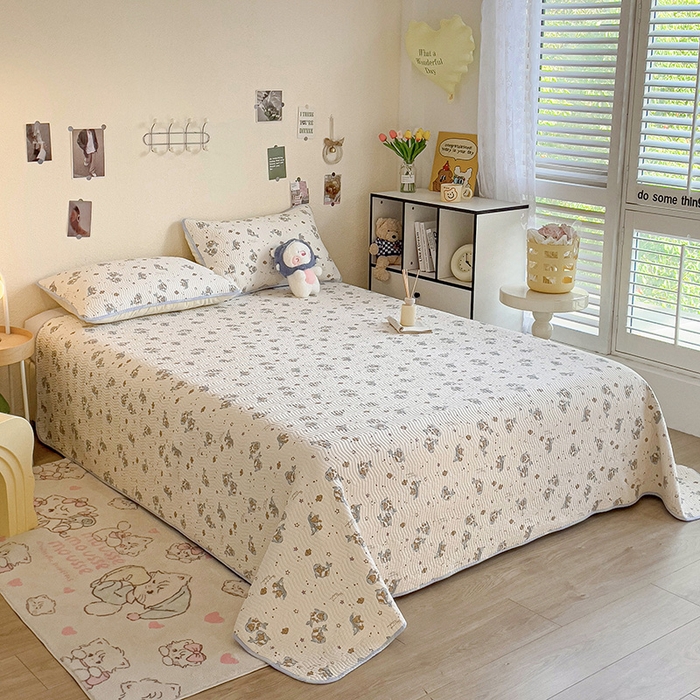 91家纺网 家纺一手货源 找家纺 羽爱家纺 2025全棉13372新疆棉花床盖三件套 爱星海