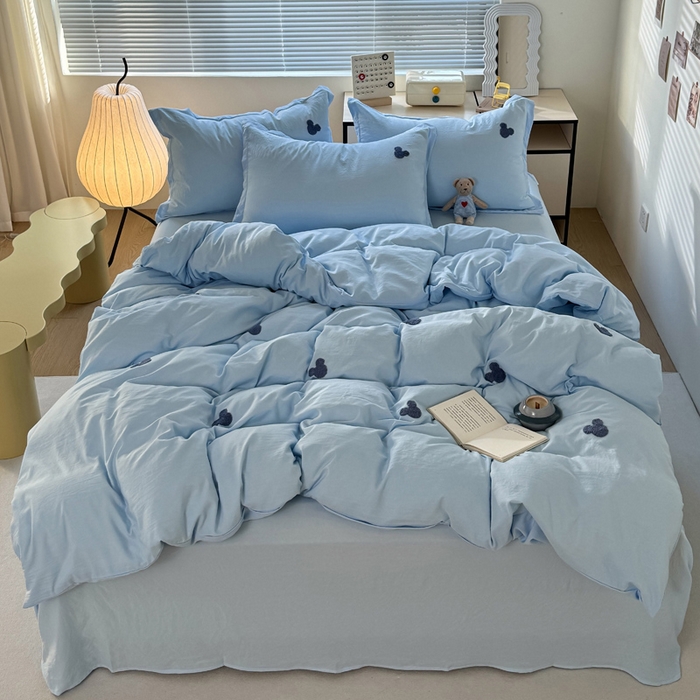 91家纺网 家纺一手货源 找家纺 （总）布可家纺 2025新款水洗棉毛巾绣四件套