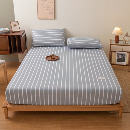 91家纺网 家纺一手货源 找家纺 （总）暖季家纺 2025新款单层无印风防水床笠