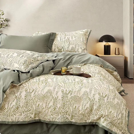 91家纺网 家纺一手货源 找家纺 （总）未来家居 2024新款3221全棉加厚款磨毛SD四件套