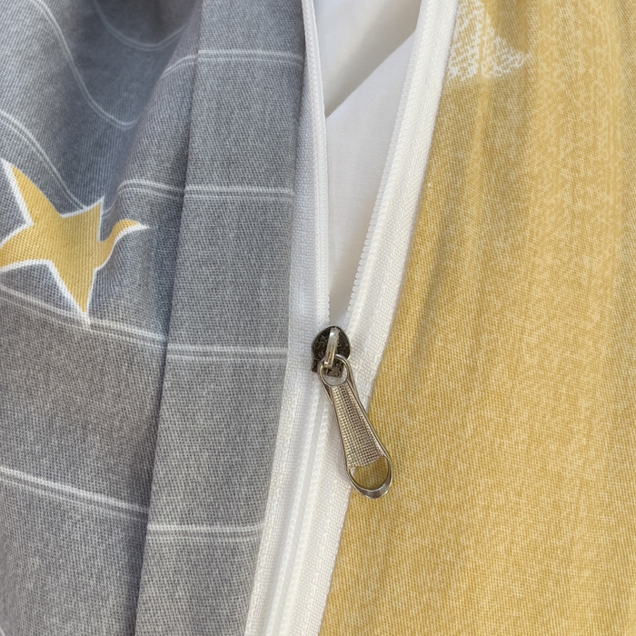 91家纺网 家纺一手货源 找家纺 春雨家居 2024新款全棉喷气印花系列单被套 星月