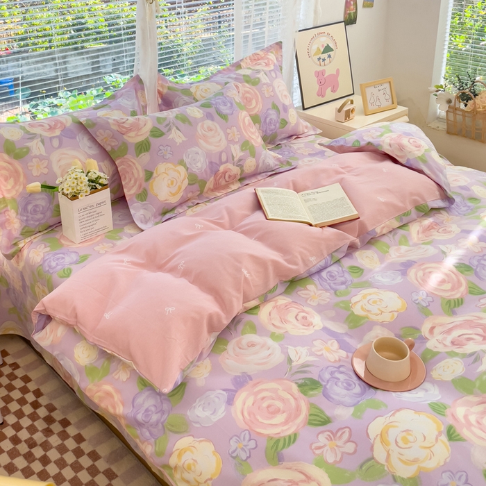 91家纺网 家纺一手货源 找家纺 （总）春雨家居 2025新款全棉喷气印花系列单被套