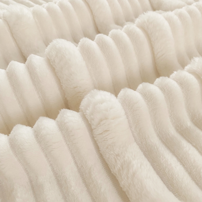 91家纺网 家纺一手货源 找家纺 潮邦创意家居 2025新款澳密绒双面加厚毯毛毯盖毯 澳密绒-奶白