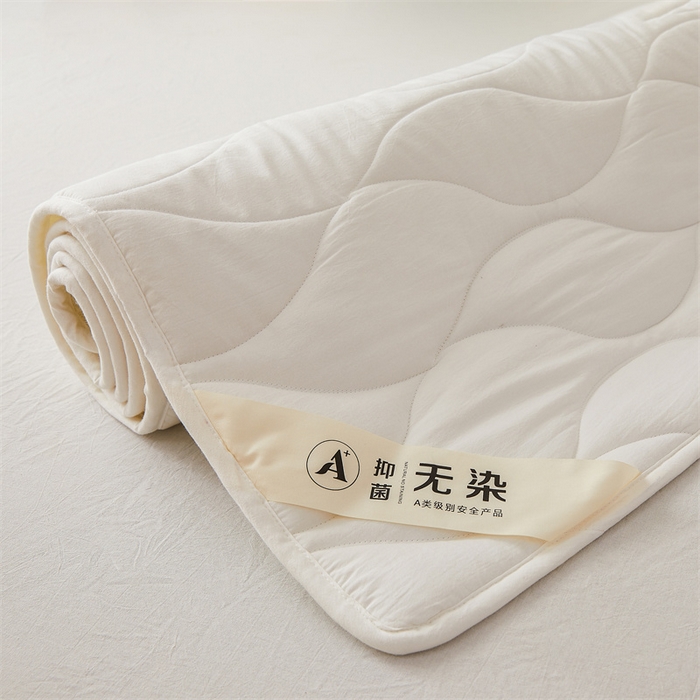 91家纺网 家纺一手货源 找家纺 （总）3C 新款A类无染全棉抑菌棉花夹棉床护垫