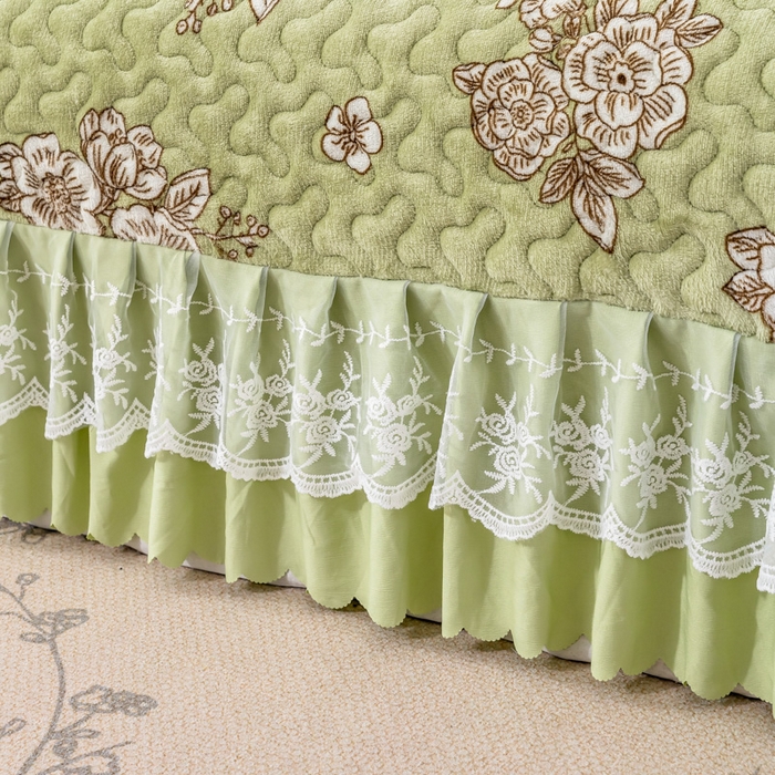 91家纺网 家纺一手货源 找家纺 美莱家纺 2024直播热款加厚秋冬牛奶绒床盖单件床罩床盖四件套 绿野仙踪