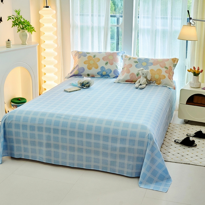 91家纺网 家纺一手货源 找家纺 珂博家纺 2024新款轻柔感全棉印花纯棉四件套花海争名