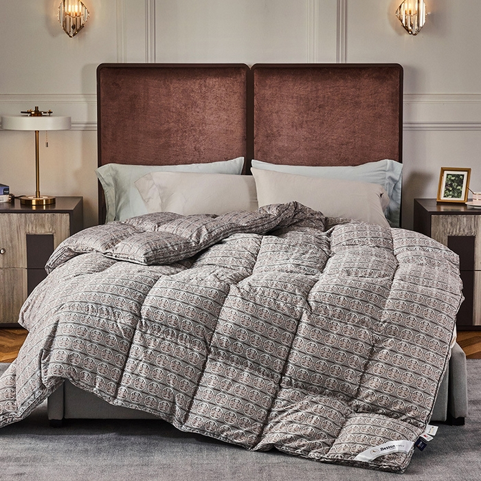 91家纺网 家纺一手货源 找家纺 （总）颐羽达 厂家供应纯棉色织双层羽绒被被壳 自充绒半成品鹅绒被被壳批发