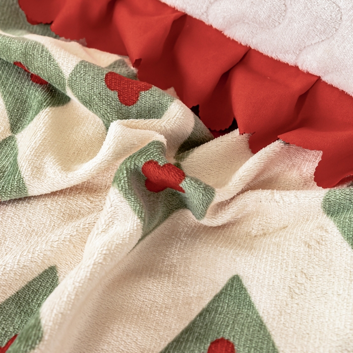 91家纺网 家纺一手货源 找家纺 美莱家纺 2024直播热款加厚秋冬牛奶绒床盖单件床罩床盖四件套 蝴蝶结