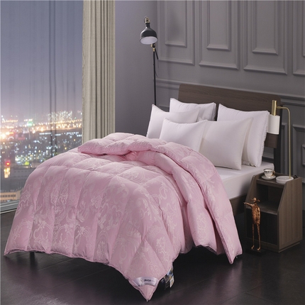 91家纺网 家纺一手货源 找家纺 （总）颐羽达 新款柔赛丝提花双层羽绒被被壳 防钻绒鹅绒被内胆芯被壳