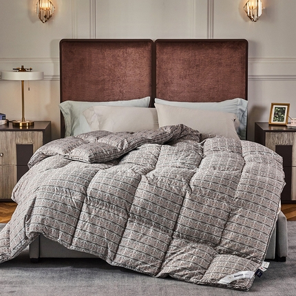 91家纺网 家纺一手货源 找家纺 （总）颐羽达 厂家供应纯棉色织双层羽绒被被壳 自充绒半成品鹅绒被被壳批发