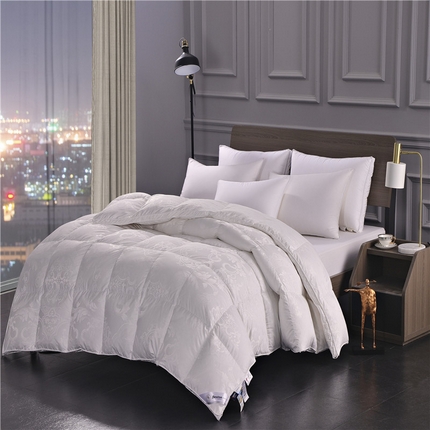 91家纺网 家纺一手货源 找家纺 （总）颐羽达 新款柔赛丝提花双层羽绒被被壳 防钻绒鹅绒被内胆芯被壳