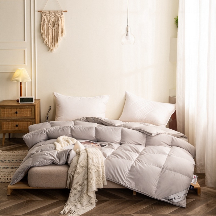 91家纺网 家纺一手货源 找家纺 （总）颐羽达 厂家供应自充绒半成品内胆芯布料 柔赛丝纯色单立体羽绒被壳