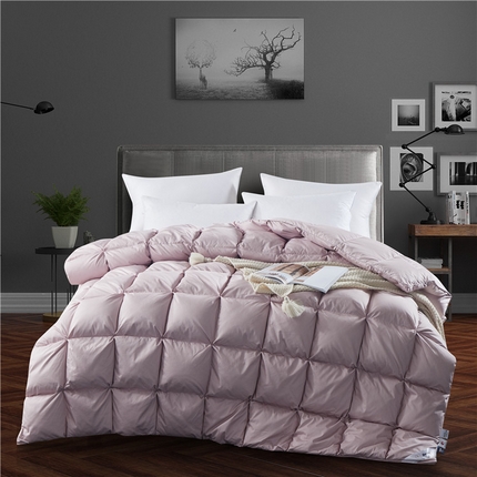 91家纺网 家纺一手货源 找家纺 （总）颐羽达 80s全棉贡缎柔赛丝面包羽绒被被壳 自充绒鸭绒被内胆芯布料