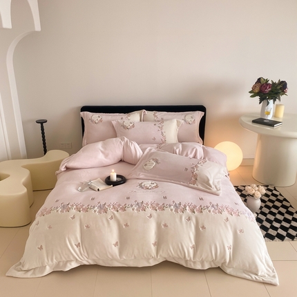 （总）馨蕊家居 2024新款秋冬煦暖绒四件套-绒茉莉