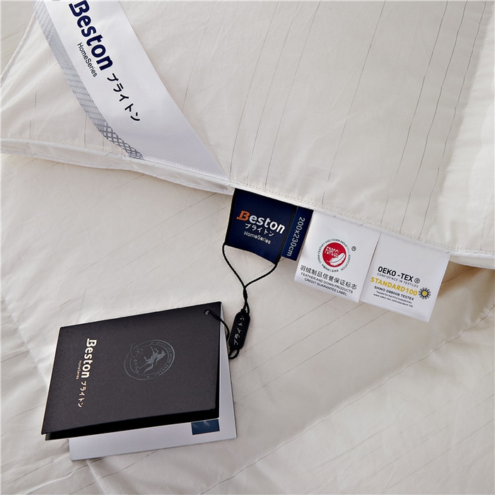 91家纺网 家纺一手货源 找家纺 （总）颐羽达 厂家供应全棉100s金银丝单立体羽绒被壳 高密度防钻绒鹅绒被被套