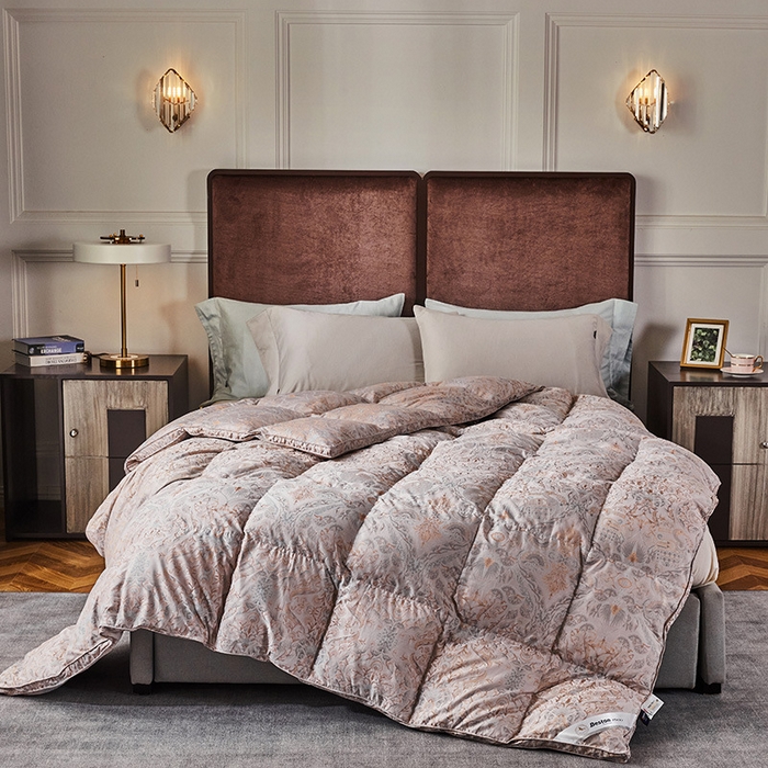 91家纺网 家纺一手货源 找家纺 （总）颐羽达 厂家供应纯棉色织双层羽绒被被壳 自充绒半成品鹅绒被被壳批发