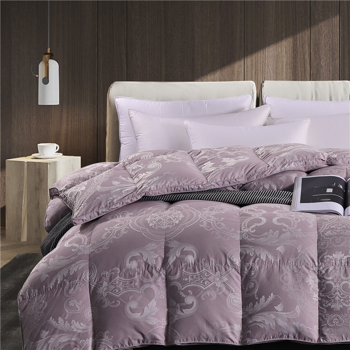 91家纺网 家纺一手货源 找家纺 （总）颐羽达 新款柔赛丝提花双层羽绒被被壳 防钻绒鹅绒被内胆芯被壳