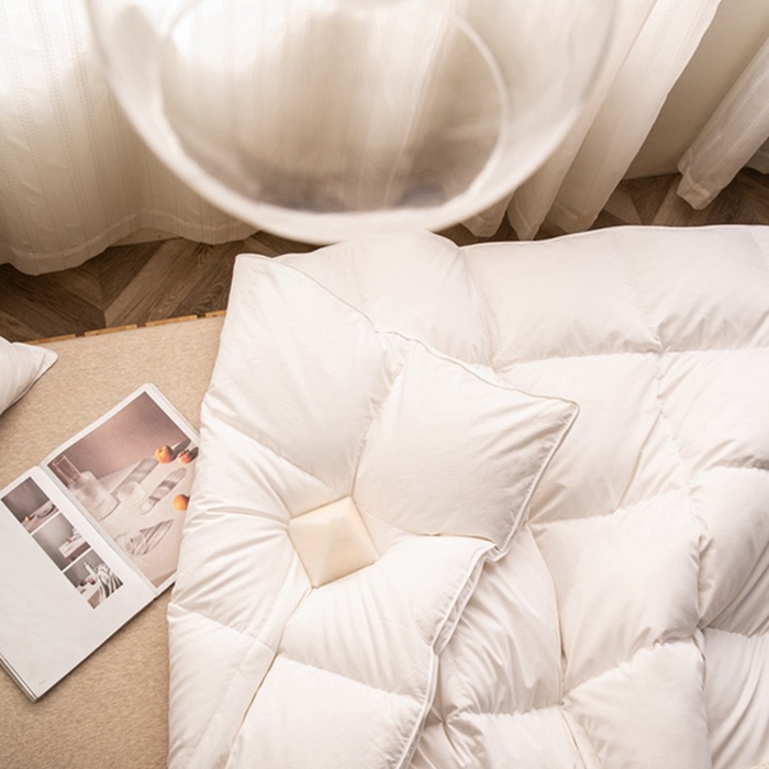 91家纺网 家纺一手货源 找家纺 （总）颐羽达 厂家供应自充绒半成品内胆芯布料 柔赛丝纯色单立体羽绒被壳