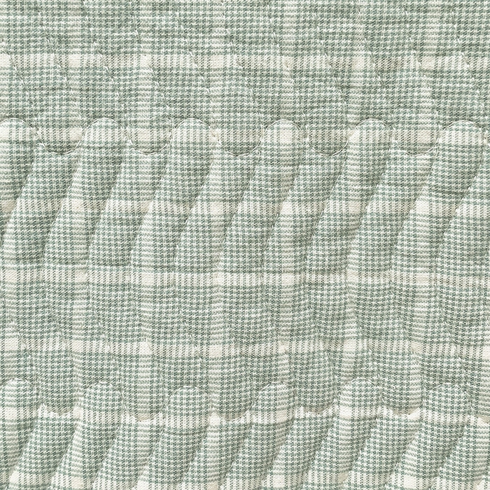 91家纺网 家纺一手货源 找家纺 羽爱家纺 2024新款全棉色织水洗宝宝绒床盖四件套 绿色心情