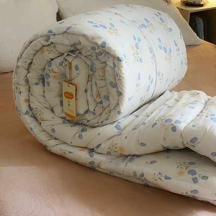 91家纺网 家纺一手货源 找家纺 （总）无瑕家居 2024新款婴儿棉竹纤维小红书得物INS风提花大豆被水洗棉大豆夏被冬被子被芯垫被