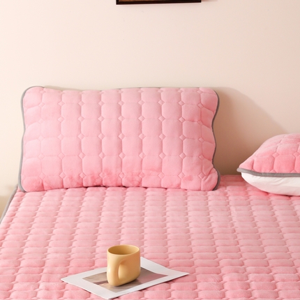 91家纺网 家纺一手货源 找家纺 （总）凌云家纺 2025新款牛奶绒夹棉枕套