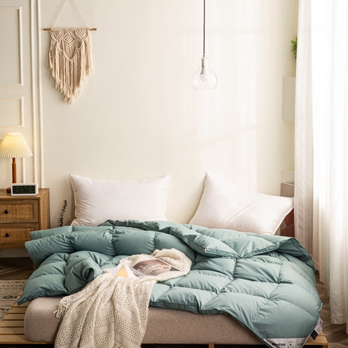 91家纺网 家纺一手货源 找家纺 （总）颐羽达 厂家供应自充绒半成品内胆芯布料 柔赛丝纯色单立体羽绒被壳