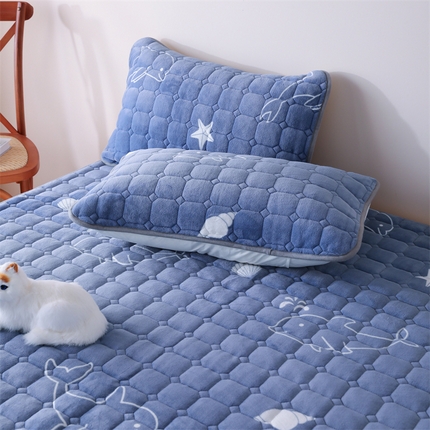 91家纺网 家纺一手货源 找家纺 （总）凌云家纺 2025新款牛奶绒夹棉枕套