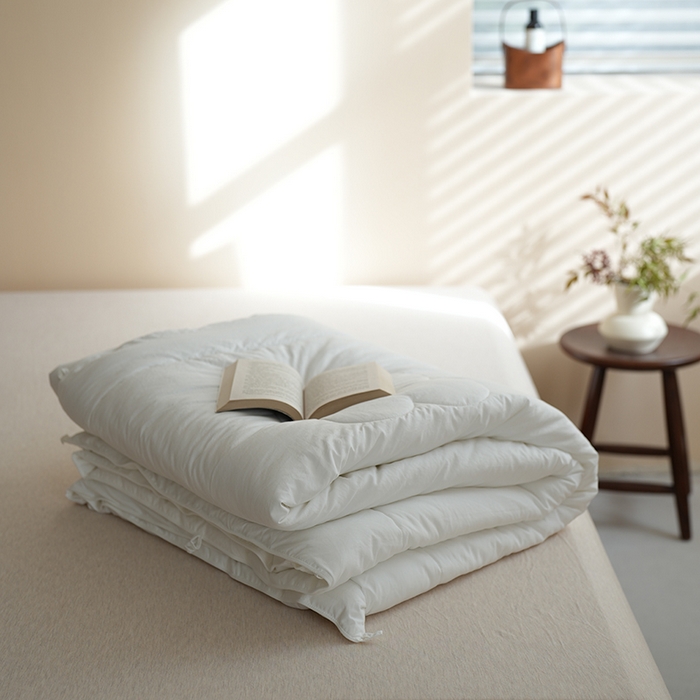 91家纺网 家纺一手货源 找家纺 （总）小春日和 2024新款白色抗菌被芯双人被子2m加厚保暖冬被春秋被6斤白色柔软被芯1.5m加大被