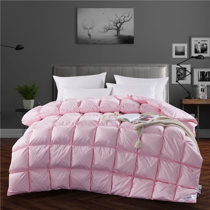 91家纺网 家纺一手货源 找家纺 （总）颐羽达 80s全棉贡缎柔赛丝面包羽绒被被壳 自充绒鸭绒被内胆芯布料