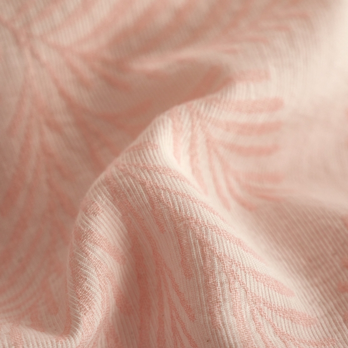 91家纺网 家纺一手货源 找家纺 慕尚家纺 2025新款磨毛提花双层纱四件套 森木粉