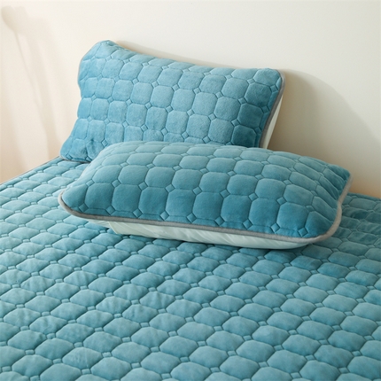 91家纺网 家纺一手货源 找家纺 （总）凌云家纺 2025新款牛奶绒夹棉枕套