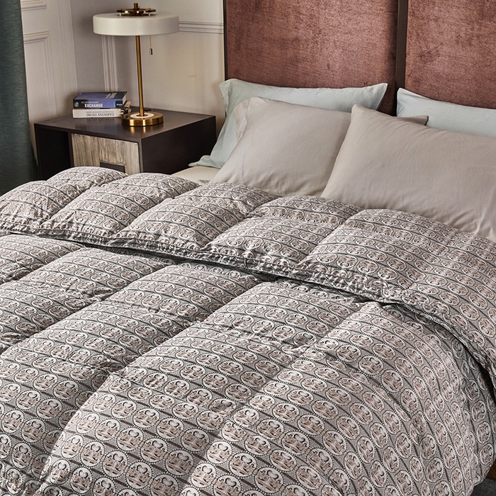 91家纺网 家纺一手货源 找家纺 （总）颐羽达 厂家供应纯棉色织双层羽绒被被壳 自充绒半成品鹅绒被被壳批发