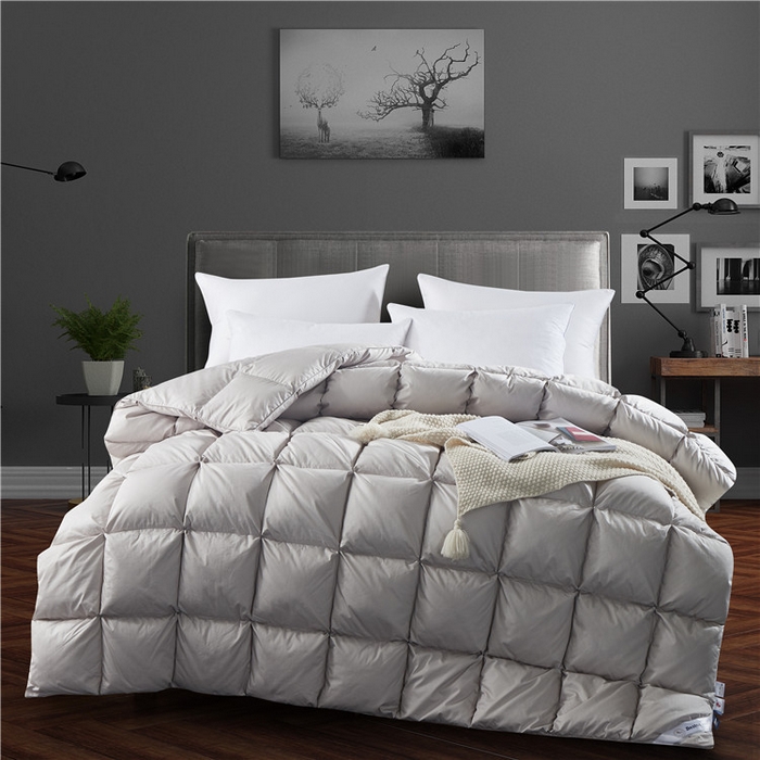 91家纺网 家纺一手货源 找家纺 （总）颐羽达 80s全棉贡缎柔赛丝面包羽绒被被壳 自充绒鸭绒被内胆芯布料