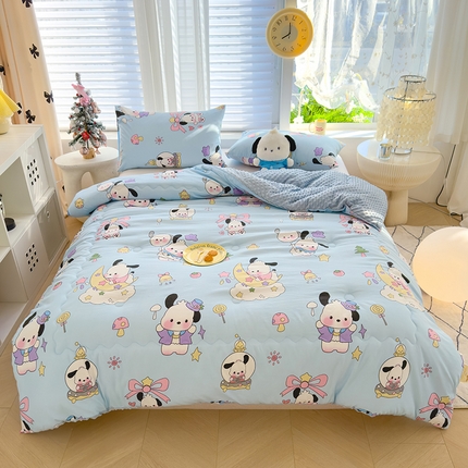 91家纺网 家纺一手货源 找家纺 （总）贝扬思 2025新款云朵棉大豆纤维豆豆被冬被被子被芯