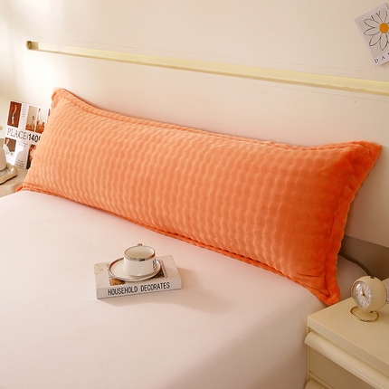 91家纺网 家纺一手货源 找家纺 （总）芯宜佳 2024新款高克重泡泡牛奶绒长枕套