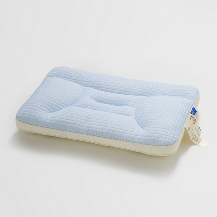 91家纺网 家纺一手货源 找家纺 境月 2024新款针织提花欢乐舒享枕枕头枕芯48x74cm/只 欢乐舒享枕蓝