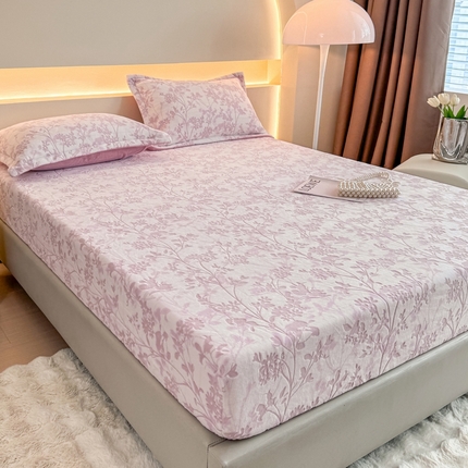 91家纺网 家纺一手货源 找家纺 （总）金盛纺 2024新款雕花牛奶绒床笠