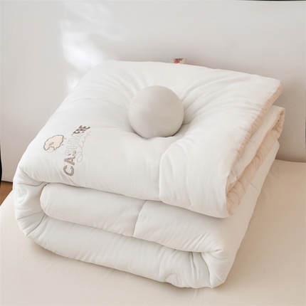锦禾穗 2024新款至臻羊绒蛋白被被子被芯 羊绒蛋白-白