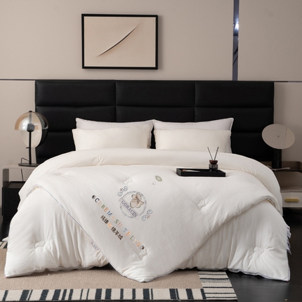 91家纺网 家纺一手货源 找家纺 （总）首爱 2025新款100%澳洲绵羊绒子母被羊绒被羊毛被冬被被子被芯