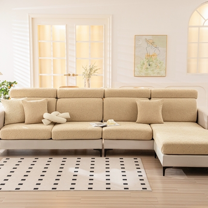 91家纺网 家纺一手货源 找家纺 （总）沐沐家纺 2026新款小树叶沙发笠