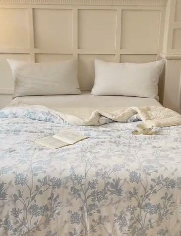 91家纺网 家纺一手货源 找家纺 （总）金丝鸟 2024加厚240g立体雕花牛奶绒夹棉绗缝手包毛毯毯子