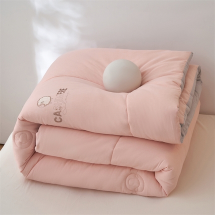 锦禾穗 2024新款至臻羊绒蛋白被被子被芯 羊绒蛋白-粉