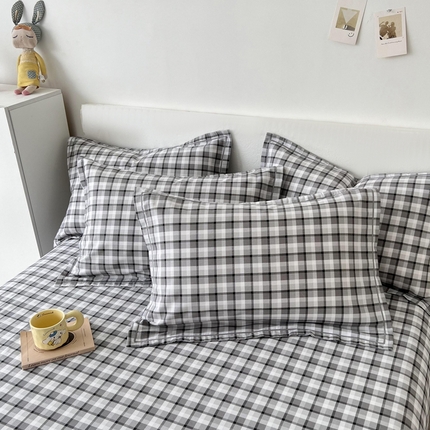 大吉 2024新款全棉磨毛单枕套 布莱克