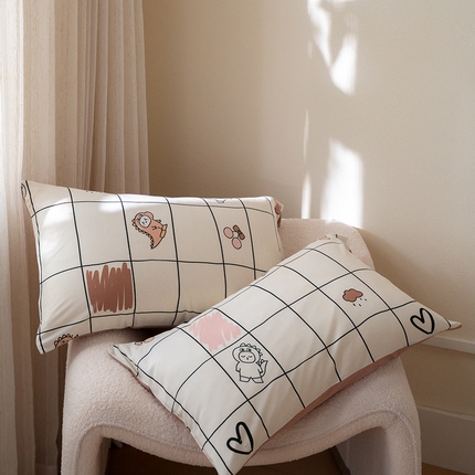 91家纺网 家纺一手货源 找家纺 （总）华超针织 2024新款全棉天竺棉印花单枕套