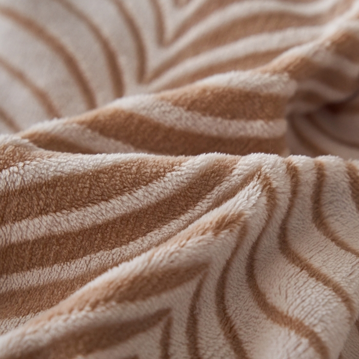 91家纺网 家纺一手货源 找家纺 时年家纺 2024新款高克重暖暖云朵牛奶绒工艺款四件套-素羽 素羽-摩卡